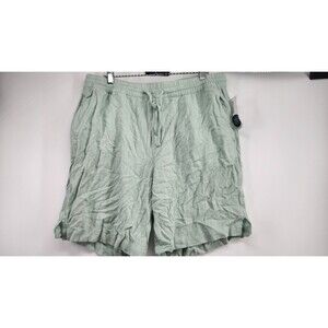 Hawker Rye Men's Large Green 8" Inseam Coastal Linen E-WAsit Shorts NWT